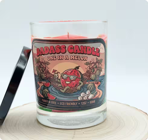 One in a Melon Candle