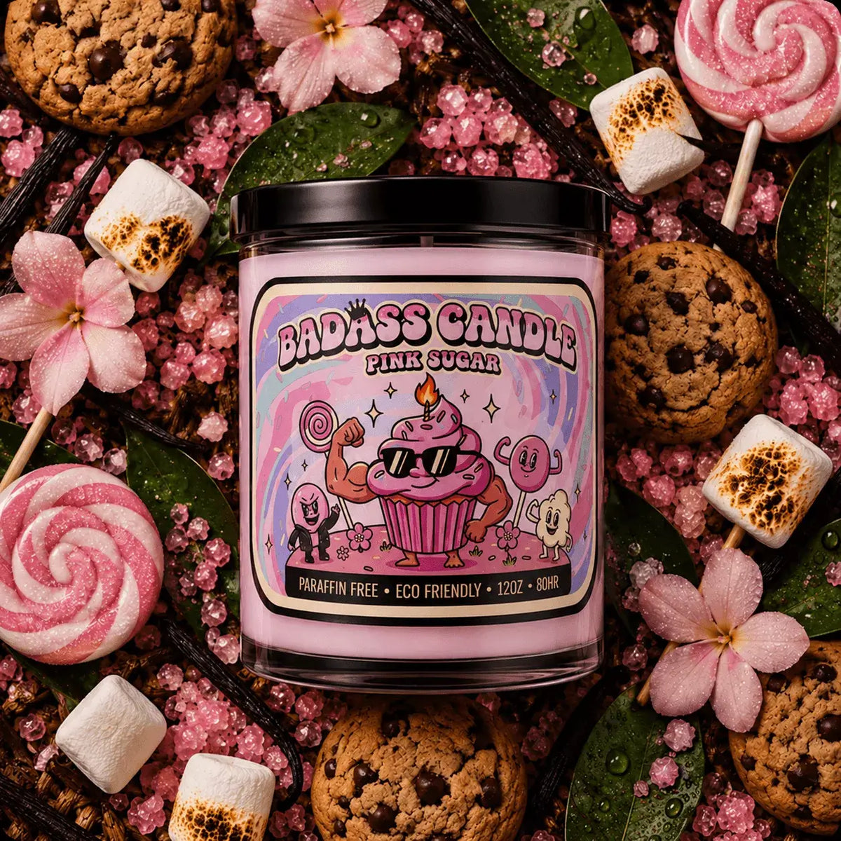 Pink Sugar Candle