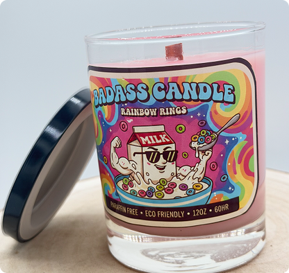 Rainbow Rings Candle