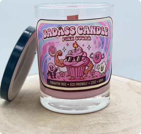 Pink Sugar Candle
