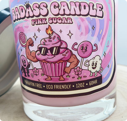 Pink Sugar Candle