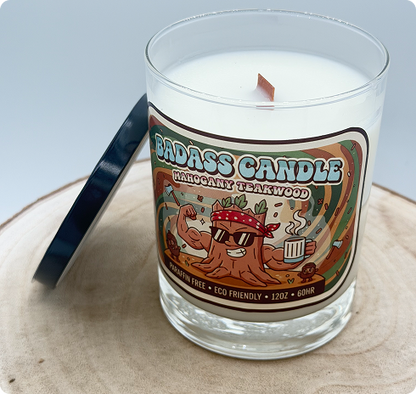 Mahogany Teakwood Candle