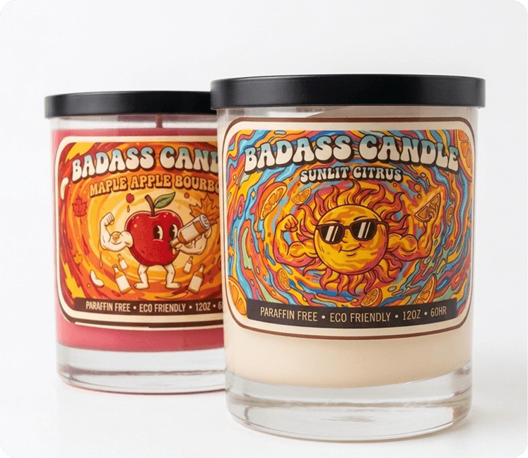 Maple Apple Bourbon + Sunlit Citrus Candle Bundle