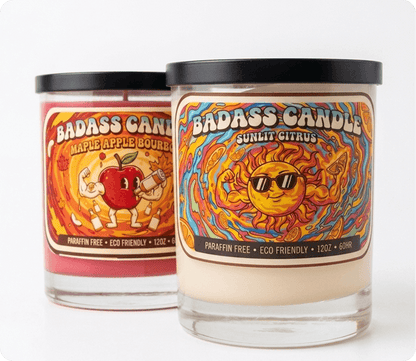 Maple Apple Bourbon + Sunlit Citrus Candle Bundle