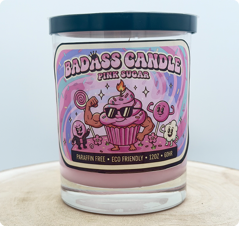 Pink Sugar Candle