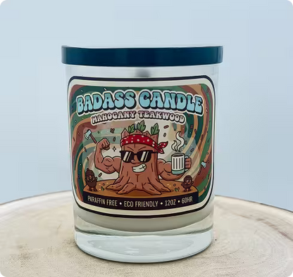 Mahogany Teakwood Candle