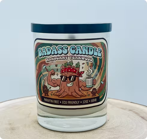 Mahogany Teakwood Candle