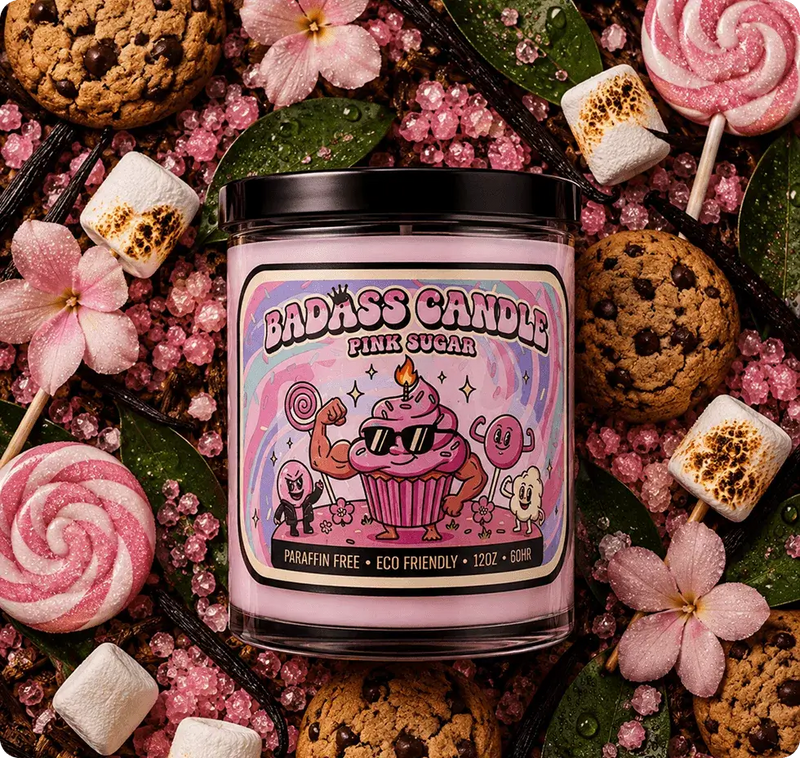 Pink Sugar Candle